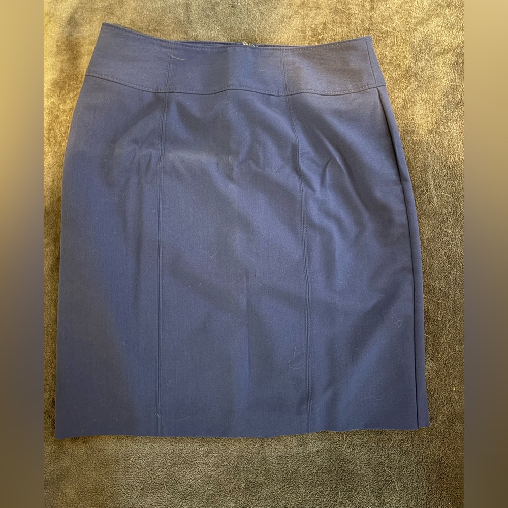 Worthington Dark Blue Pencil Skirt